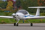 C-GGKD @ CYRO - DA-20 taxiing to the fuel pumps after landing on runway 27 - by Will Halley