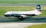 G-BGMO @ EDDL - BA HS748 taxying to the runway - by FerryPNL