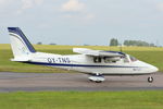 OY-TNS @ EGSH - Leaving Norwich for survey work. - by keithnewsome