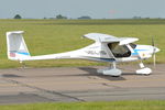 G-OGRN @ EGSH - Leaving Norwich for demo flight. - by keithnewsome