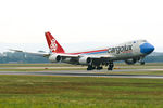 LX-VCF @ LOWW - Cargolux Boeing 747-8R7(F) Not without my mask - livery - by Thomas Ramgraber