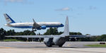 98-0002 @ KPSM - VENUS92 doing a T&G RW34 while REACH1004 holds short - by Topgunphotography