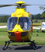 D-HSHP @ EDKB - Eurocopter EC135P2 of ADAC Luftrettung at Bonn-Hangelar airfield during the 51st Grumman Fly-in 2021 - by Ingo Warnecke