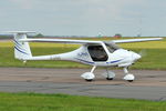 G-UNJA @ EGSH - Leaving Norwich.