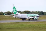 F-GZHL @ LFRB - Boeing 737-8K2, Take off run rw 07R, Brest-Bretagne Airport (LFRB-BES) - by Yves-Q