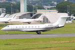 N750HF @ EGLF - Arriving at Farnborough. - by keithnewsome