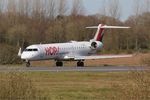 F-GRZI @ LFRB - Canadair Regional Jet CRJ-702, Take off run rwy 25L, Brest-Bretagne Airport (LFRB-BES) - by Yves-Q