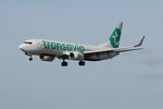 F-HTVI @ LFRB - Boeing 737-8K2, On final rwy 25L, Brest-Bretagne airport (LFRB-BES) - by Yves-Q