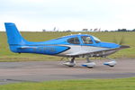 G-FPRD @ EGSH - Leaving Norwich. - by keithnewsome
