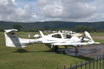 D-GOMH @ EDVY - Diamond DA42 Twin Star of FFL Fachschule für Luftfahrzeugführer  parked at Porta Westfalica airport, Germany, 2021 - by Van Propeller