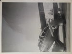 G-AGSH @ EGHC - My mother Mrs Edna Hopgood then aged 19 about to board G-AGSH operated by BEA in the late 1940s on the Land's End to Scilly Isles route.