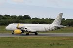 EC-MER @ LFRB - Airbus A320-232, U-turn rwy 25L, Brest-Bretagne airport (LFRB-BES) - by Yves-Q