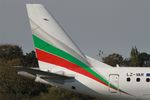 LZ-VAR @ LFRB - Embraer 190AR, Tail close up view, Brest-Guipavas Airport (LFRB-BES) - by Yves-Q