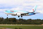 OO-JAL @ LFRB - Boeing 737-7K, On final rwy 25L, Brest-Bretagne airport (LFRB-BES) - by Yves-Q