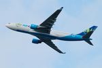F-HHUB @ LFRB - Airbus A330-223, Take off rwy 25L, Brest-Bretagne airport (LFRB-BES) - by Yves-Q