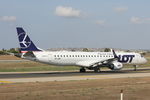 SP-LNH @ LMML - Embraer EMB195AR SP-LNH LOT Polish Airlines - by Raymond Zammit