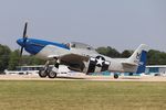 N351B @ KOSH - North American P-51D