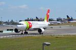 CS-TNK @ LPPT - TAP A320 holding for runway 21 - by FerryPNL