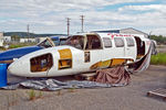 N41185 @ PAFA - N41185   Piper PA-31-350T-1020 Navajo Chieftain [31-8553001] (Frontier Flying Services) Fairbanks~G 27/06/2018.  Written off Nome AK~N 19-02-2009 fuselage now stored here in Ravn Alaska maintenance area. - by Ray Barber