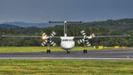LN-WFO @ ENBR - Entering rwy. 17 via A3 for departure. - by Martin Alexander Skaatun
