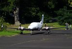 D-IETA @ EDKB - Cessna 414A Chancellor at Bonn-Hangelar airfield during the Grumman Fly-in 2021 - by Ingo Warnecke