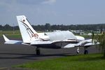 D-IETA @ EDKB - Cessna 414A Chancellor at Bonn-Hangelar airfield during the Grumman Fly-in 2021 - by Ingo Warnecke