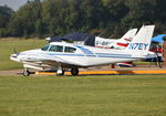 N7EY @ EGLM - Piper PA-30-160 Twin Comanche on the pumps at White Waltham. - by moxy