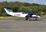 G-DANL @ EGLK - Beechcraft 76 Duchess at Blackbushe. Ex N741D - by moxy