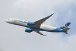 F-HNET @ LFPO - Airbus A350-941, Climbing from rwy 24, Paris Orly airport (LFPO-ORY) - by Yves-Q