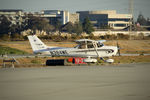 N384ME @ KSQL - San Carlos airport California 2021. - by Clayton Eddy