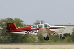 N9875R @ KOSH - Beech M35 Bonanza  C/N D-6429, N9875R
