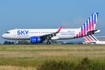 SX-NIG @ LFPG - Arrival of Sky Express A320N - by FerryPNL