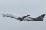 N624UP @ EDDK - Take Off RWY 32R, shot from observation deck at CGN Airport - by Koala