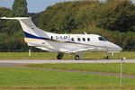 D-ILAP @ LFRB - Embraer EMB-500 Phenom 100, Taxiing rwy 25L, Brest-Bretagne airport (LFRB-BES) - by Yves-Q