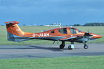 G-JAAM @ EGSH - Leaving Norwich for Isle of Man. - by keithnewsome