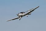 F-HPYB @ LFRB - Diamond DA-40 Diamond Star, Short approach rwy 25L, Brest-Bretagne airport (LFRB-BES) - by Yves-Q