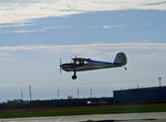 N72742 @ KDVN - Landing on runway 15 at Davenport - by Floyd Taber