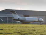 N327BC @ EGJB - Parked at Guernsey after registration change - by alanh