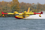 I-DPCI @ LOWW - Italy - Vigili del Fuoco Canadair CL-415 - by Thomas Ramgraber