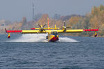 I-DPCI @ LOWW - Italy - Vigili del Fuoco Canadair CL-415 - by Thomas Ramgraber