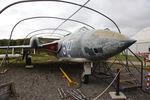 XJ565 - Preserved but deteriorating outside (hence the shelter being built for her) at the De Havilland Aircraft Museum in London Colney, Herts. - by Chris Holtby