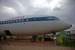 G-AVFH - 1971 Trident 2E front half-fuselage preserved at the de Havilland Aircraft Museum, London Colney, Herts. - by Chris Holtby