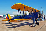 N75272 @ KEFD - N75272   Boeing Stearman N2S-5 Kaydet [75-8111] (Lone Star Flight Museum) Houston-Ellington Field~N 15/10/2011 - by Ray Barber