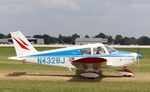 N4328J @ KOSH - Piper PA-28-140 - by Mark Pasqualino
