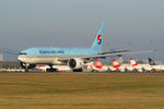 HL8043 @ LOWW - Korean Air Cargo Boeing 777-FB5 - by Thomas Ramgraber