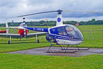 G-JHEW @ EGTB - G-JHEW   Robinson R-22 Beta [0672] (Heli Air) Wycombe Air Park (Booker)~G 13/06/2019