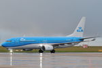 PH-HSD @ EGSH - Arriving at Norwich. - by keithnewsome