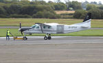 G-SYLV @ EGFH - Visiting Grand Caravan. - by Roger Winser