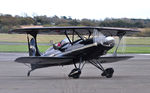 G-BSZB @ EGFH - Resident Starduster Too. Thanks for the wave. - by Roger Winser