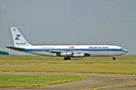 SU-DAC @ EGSS - SU-DAC   Boeing 707-336C [19843] (ZAS Airline of Egypt) Stansted~G 06/07/1984